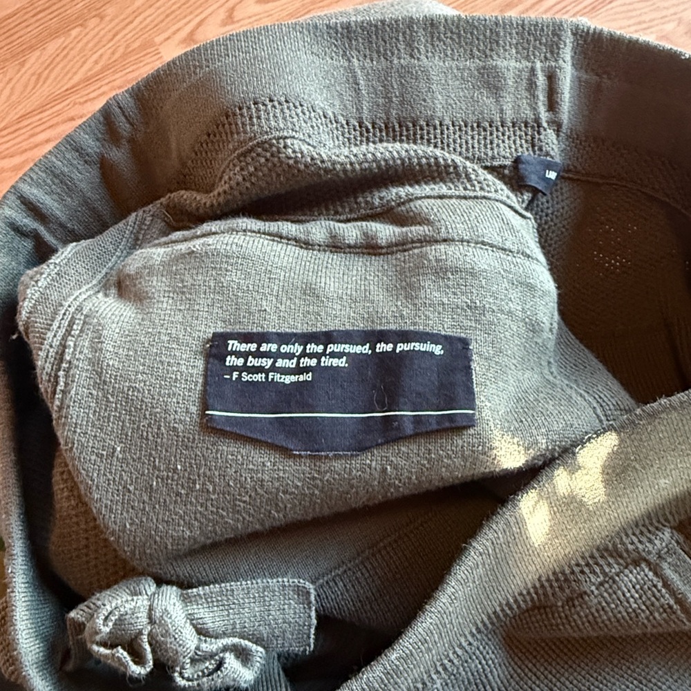 RAPHA Pro Team Transfer Sweatpants in Green Olive, Men's Size Large - Picture 6 of 7